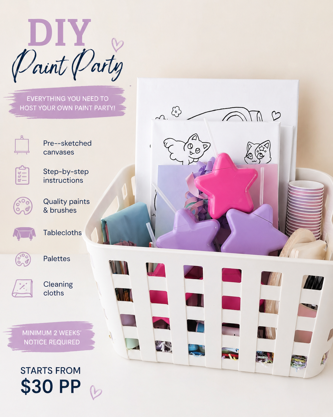 DIY Paint Party in a Box!