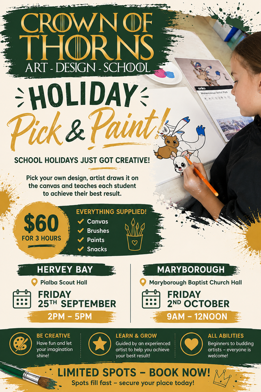 PAINT WORKSHOPS - Kids Pick and Paint Holiday Workshops