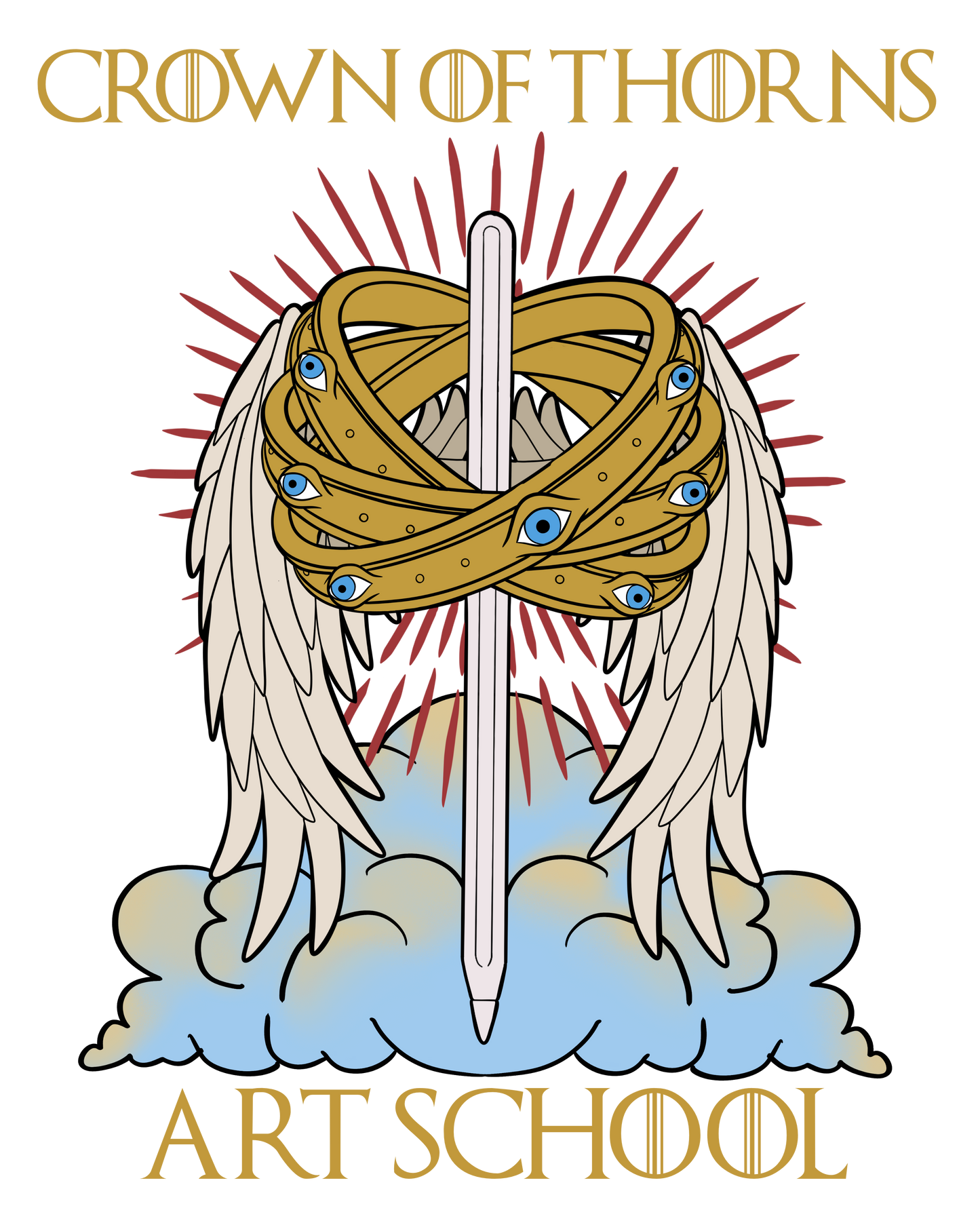 HOLY ARTISTRY- Art School T-Shirt